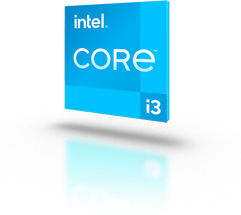 Produktlogo-Plakette für Intel Core i3